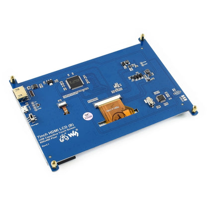 WAVESHARE 7 นิ้ว HDMI LCD (B) 800×480 หน้าจอสัมผัสสำหรับ Raspberry Pi, 7 Inch HDMI LCD (B)