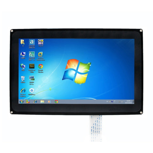 WAVESHARE หน้าจอสัมผัสแบบ Resistive ขนาด 10.1 นิ้ว, อินเทอร์เฟซ HDMI พร้อมเคส, รองรับมินิพีซีหลายเครื่อง, 10.1inch HDMI LCD (H) (with case)