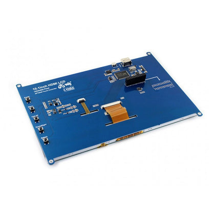 WAVESHARE หน้าจอสัมผัสแบบ Resistive ขนาด 10.1 นิ้ว LCD, อินเทอร์เฟซ HDMI ออกแบบมาสำหรับ Raspberry Pi, 10.1inch HDMI LCD
