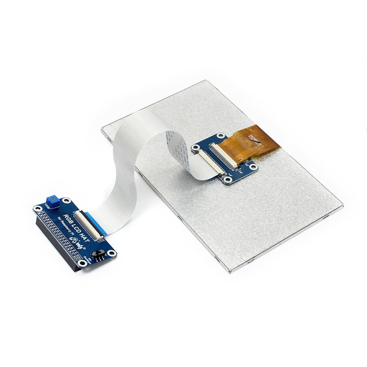 WAVESHARE 7 นิ้ว LCD IPS 1024x600 จอแสดงผลสำหรับ Raspberry Pi,อินเทอร์เฟซ DPI, 7inch LCD IPS