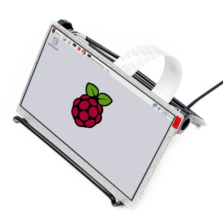 WAVESHARE 7 นิ้ว LCD IPS 1024x600 จอแสดงผลสำหรับ Raspberry Pi,อินเทอร์เฟซ DPI, 7inch LCD IPS