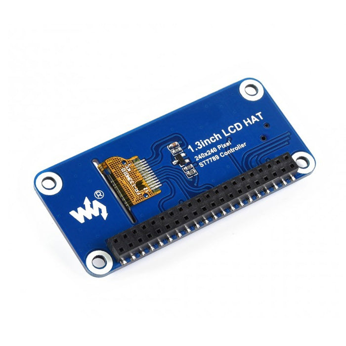WAVESHARE 240x240 1.3 นิ้ว IPS จอแสดงผล LCD HAT สำหรับ Raspberry Pi, 1.3inch LCD HAT
