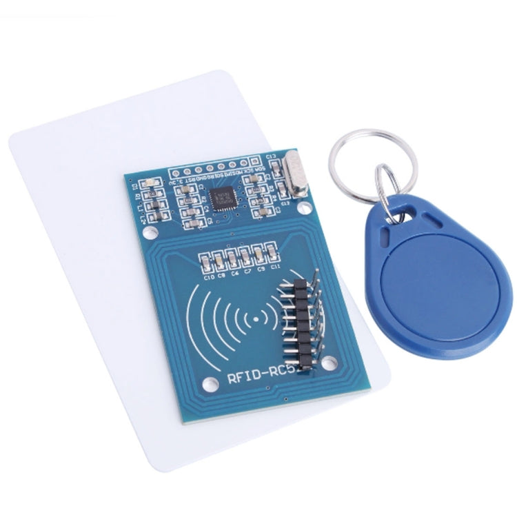 RFID-RC522 DIY ความปลอดภัย Key Fob เซนเซอร์ RF IC การ์ดโมดูลบอร์ด
