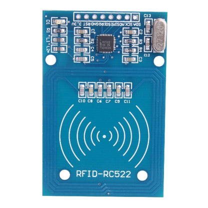 RFID-RC522 DIY ความปลอดภัย Key Fob เซนเซอร์ RF IC การ์ดโมดูลบอร์ด