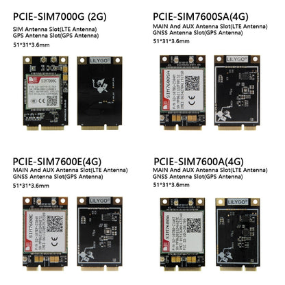 TTGO T-PCIE ESP32-WROVER-B AXP192 ชิป WiFi Bluetooth Nano การ์ด SIM Series โมดูลฮาร์ดแวร์คอมโพสิต Development Board, SIM7600E-PCIE, SIM7600E-PCIE
