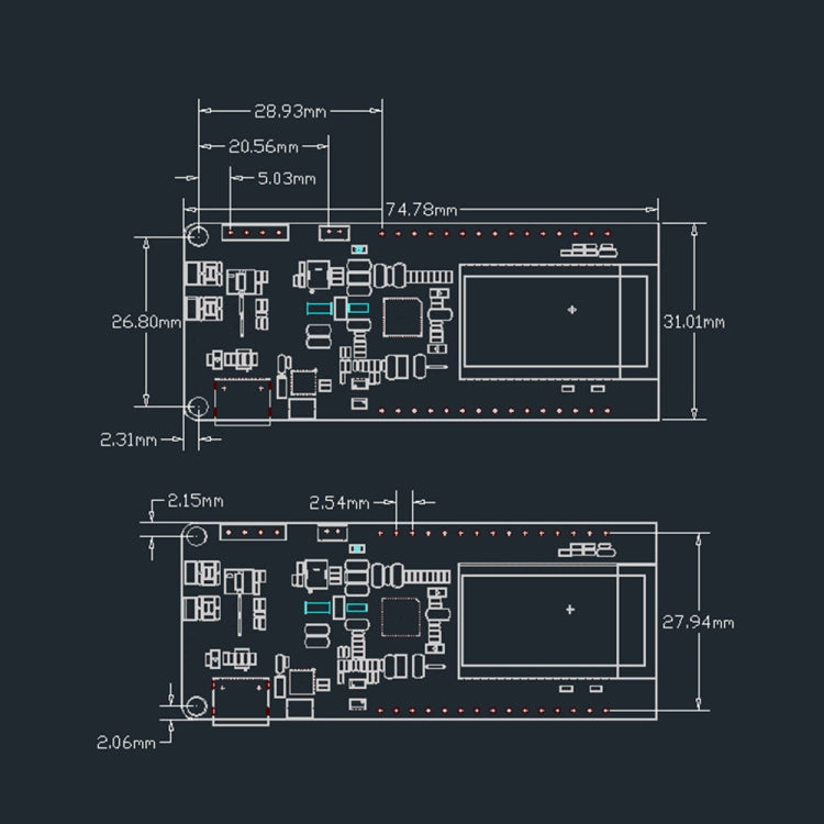 TTGO T-PCIE ESP32-WROVER-B AXP192 ชิป WiFi Bluetooth Nano การ์ด SIM Series โมดูล 16MB ฮาร์ดแวร์ที่ประกอบได้ Development Board, 16MB