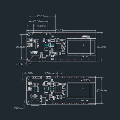 TTGO T-PCIE ESP32-WROVER-B AXP192 ชิป WiFi Bluetooth Nano การ์ด SIM Series โมดูล 16MB ฮาร์ดแวร์ที่ประกอบได้ Development Board, 16MB
