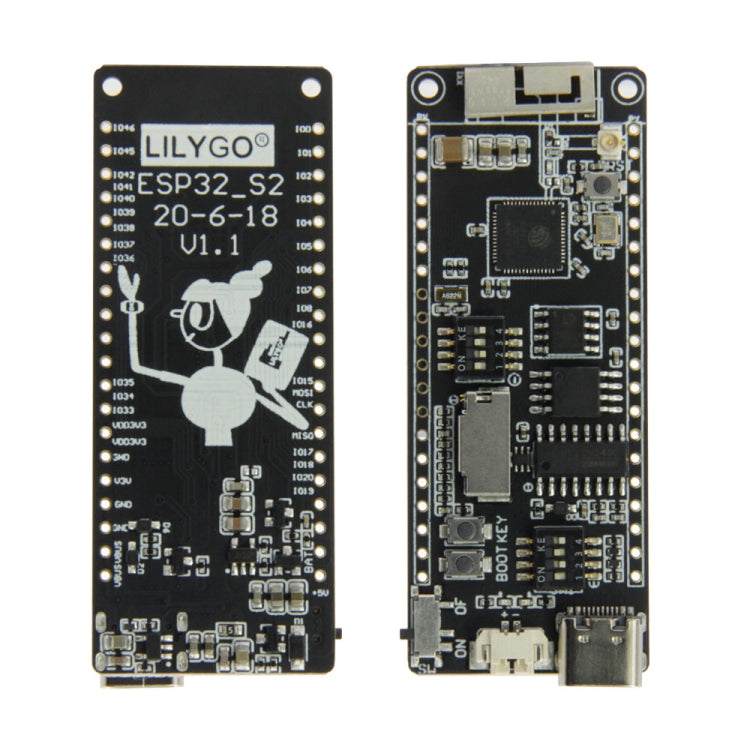 TTGO ESP32-S WiFi โมดูลไร้สาย Type-C Connector ช่องเสียบการ์ด TF Development Board, ESP32-S