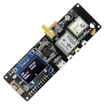 TTGO Meshtastic T-Beam V1.1 ESP32 923MHz OLED WiFi Bluetooth GPS NEO-6M SMA 18650 แบตเตอรี่ผู้ถือ, 923MHZ OLED