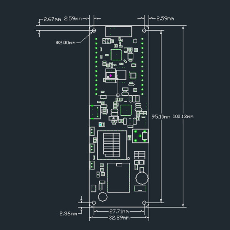 TTGO Meshtastic T-Beam V1.1 ESP32 923MHz OLED WiFi Bluetooth GPS NEO-6M SMA 18650 แบตเตอรี่ผู้ถือ, 923MHZ OLED