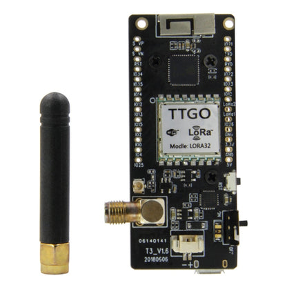 TTGO LORA32 V2.1 ESP32 0.96 นิ้ว OLED Bluetooth WiFi โมดูลไร้สาย 433MHz SMA IP5306 โมดูลพร้อมเสาอากาศ, 433MHz