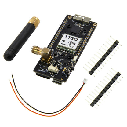 TTGO LORA32 V2.1 ESP32 0.96 นิ้ว OLED Bluetooth WiFi โมดูลไร้สาย 433MHz SMA IP5306 โมดูลพร้อมเสาอากาศ, 433MHz