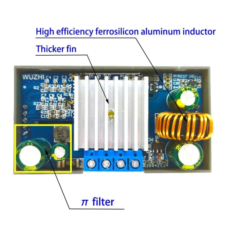 ZK-4KX CNC DC-DC Buck Boost Converter โมดูล CC CV 0.5-30V 4A ปรับขั้นตอนลงแรงดันไฟฟ้าตัวควบคุม, 0.5-30V