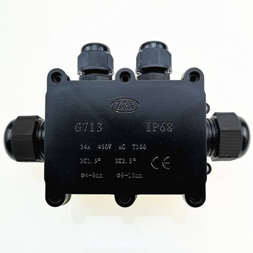 G713 กล่องรวมสัญญาณสี่ทางกันน้ำ IP68 สำหรับการปกป้องแผงวงจร, G713-4P