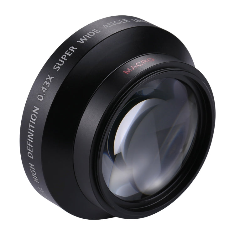 เลนส์มุมกว้างพิเศษ 62 มม. 0.45X พร้อมเลนส์มาโคร, 62mm