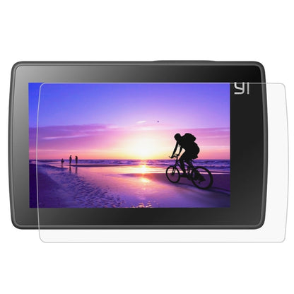 ตัวป้องกันหน้าจอ LCD แบบ Ultra Clear + เลนส์แก้วที่อยู่อาศัยป้องกันฟิล์มสำหรับกล้อง Xiaomi Xiaoyi II 4K