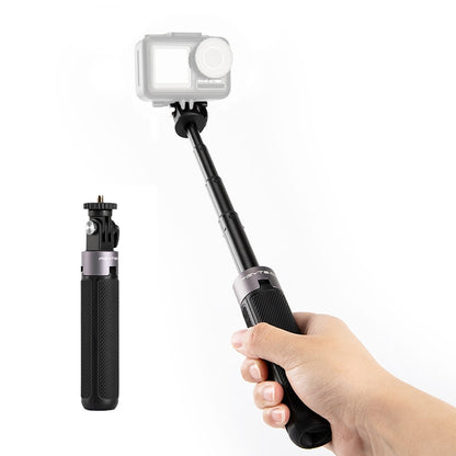 PGYTECH P-GM-117 กล้องแอคชั่นแคมเมรา ขาตั้ง ส่วนต่อขยายเซลฟี่สติ๊กสำหรับ DJI Osmo Action, P-GM-117