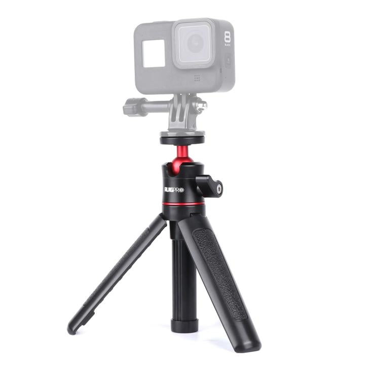 RUIGPRO อเนกประสงค์ที่วางขาตั้งกล้องแบบพับได้เซลฟี่ Monopod Stick พร้อมหัวบอลสำหรับ GoPro Hero11 Black / HERO10 Black / HERO9 Black /HERO8 / HERO7 / 6/5/5 เซสชัน / 4 เซสชัน / 4/3+ / 3/2/1, Insta360ONE R, DJI Osmo Action และกล้องแอคชั่นอื่นๆ            ...