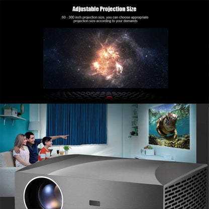 Vivibright F30 หน้าจอ LCD 5.8 นิ้ว 4200 Lumens 1920 x 1080P โปรเจคเตอร์อัจฉริยะ Full HD พร้อมรีโมทคอนโทรล รองรับสัญญาณเสียงออก / SPDIF/ AV in / USB / HDMI, F30 Black