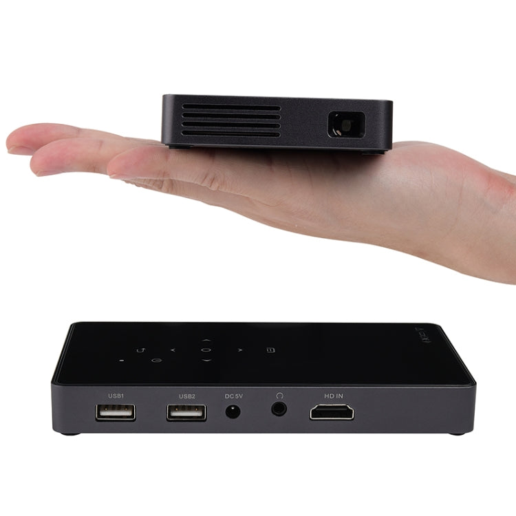 P8I 854x480 100LM มินิโปรเจคเตอร์มัลติมีเดียแบบพกพา DLP