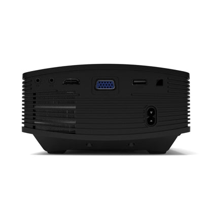 YG510 1200 LUX 800 * 480 โปรเจคเตอร์ LED โฮมเธียเตอร์ HD รองรับ HDMI และ VGA และ AV และ TF และ USB, YG510 Black