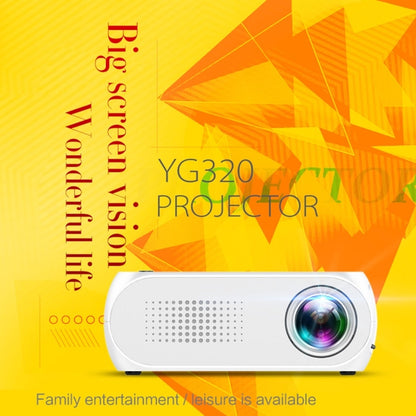 YG320 320*240 มินิโปรเจคเตอร์ LED โฮมเธียเตอร์ รองรับ HDMI และ AV และ SD และ USB