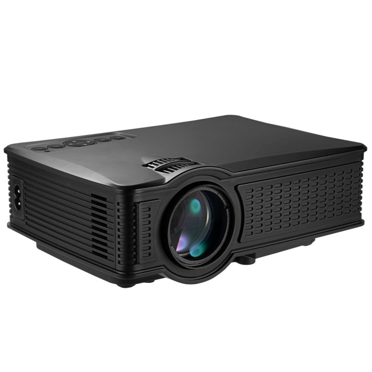 LY-50 1800 Lumens 1280x800 โฮมเธียเตอร์ LED Projector พร้อมรีโมทคอนโทรล รองรับ AV และ USB และ VGA และ HDMI, LY-50