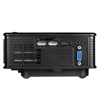 LY-50 1800 Lumens 1280x800 โฮมเธียเตอร์ LED Projector พร้อมรีโมทคอนโทรล รองรับ AV และ USB และ VGA และ HDMI, LY-50