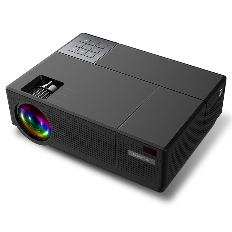 Cheerlux CL770 4000 Lumens 1920 x 1080P โปรเจคเตอร์อัจฉริยะ Full HD รองรับ HDMI x 2 / USB x 2 / VGA / AV, CL770 (Black)