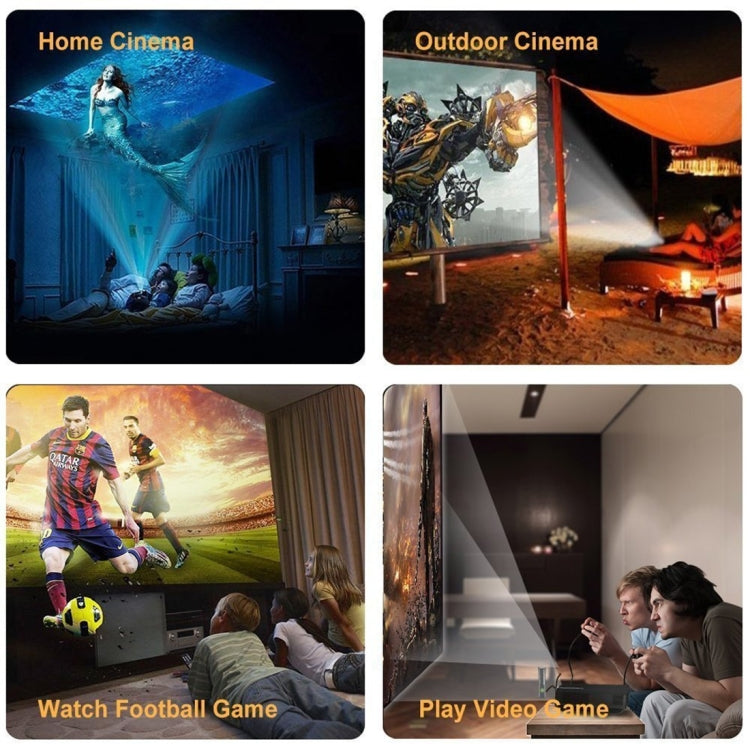 Wejoy L5 โฮมเธียเตอร์ปรับ Optical Keystone Full HD 1080P LED LCD Video โปรเจคเตอร์พร้อมรีโมทคอนโทรล