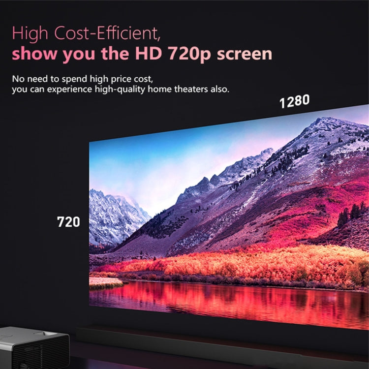 RD825 1280x720 2200LM มินิโปรเจคเตอร์ LED โฮมเธียเตอร์, รองรับ HDMI และ AV และ VGA และ USB, รุ่นทั่วไป, General Version