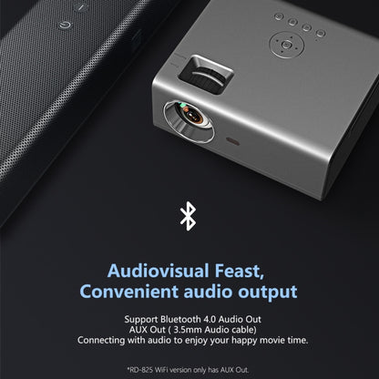 RD825 1280x720 2200LM มินิโปรเจคเตอร์ LED โฮมเธียเตอร์, รองรับ HDMI และ AV และ VGA และ USB, รุ่นทั่วไป, General Version
