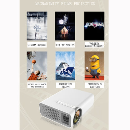 YG520 800x480 1800LM มินิโปรเจคเตอร์ LED โฮมเธียเตอร์, รองรับ HDMI และ AV และ SD และ USB และ VGA, รุ่นโทรศัพท์มือถือ, Mobile Phone Version