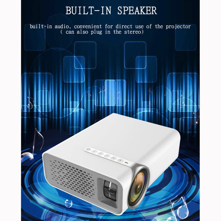YG520 800x480 1800LM มินิโปรเจคเตอร์ LED โฮมเธียเตอร์, รองรับ HDMI และ AV และ SD และ USB และ VGA, รุ่นโทรศัพท์มือถือ, Mobile Phone Version