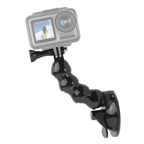 ถ้วยดูด Jaws Flex Clamp Mount สำหรับ GoPro Hero11 Black / HERO10 Black / 9 Black / HERO8 Black / 7 / 6 / 5 / 5 เซสชัน / 4 เซสชัน / 4 / 3 + / 3 / 2 / 1, DJI Osmo Action, Xiaoyi และอื่น ๆกล้องแอ็คชั่น, Jaws Flex Clamp