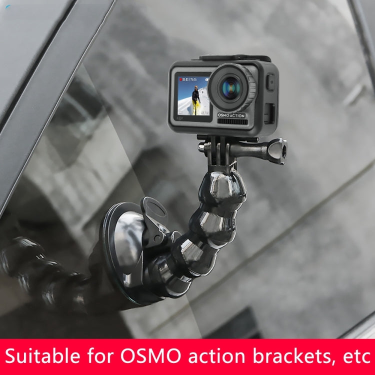 ถ้วยดูด Jaws Flex Clamp Mount สำหรับ GoPro Hero11 Black / HERO10 Black / 9 Black / HERO8 Black / 7 / 6 / 5 / 5 เซสชัน / 4 เซสชัน / 4 / 3 + / 3 / 2 / 1, DJI Osmo Action, Xiaoyi และอื่น ๆกล้องแอ็คชั่น, Jaws Flex Clamp