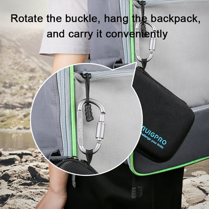 RUIGPRO กล่องเคสแบบพกพากันน้ำกันกระแทกสำหรับ DJI Osmo Action ขนาด: 28 ซม. x 19.7 ซม. x 6.8 ซม., Medium