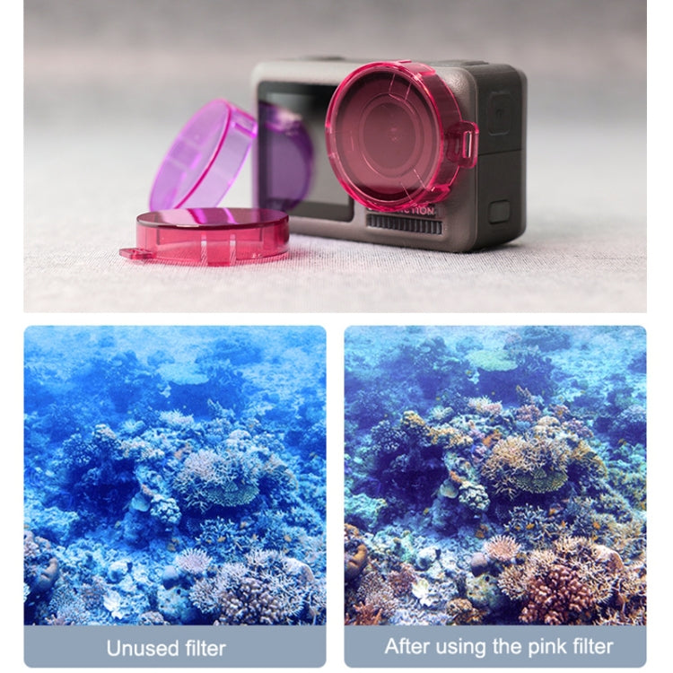 ฟิลเตอร์เลนส์ทรงกลม Snap-on สำหรับ DJI Osmo Action, For DJI Osmo Action