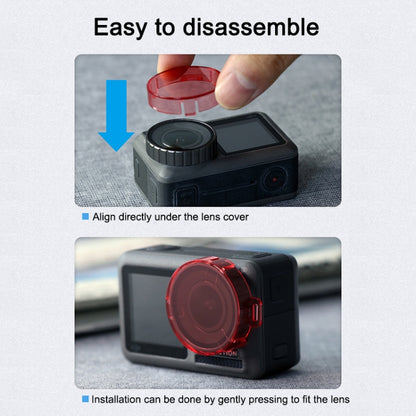 ฟิลเตอร์เลนส์ทรงกลม Snap-on สำหรับ DJI Osmo Action, For DJI Osmo Action