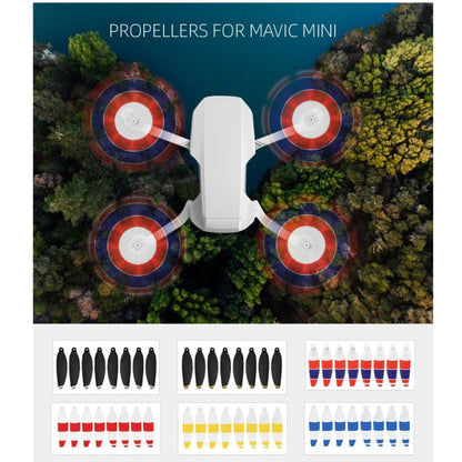 8 ชิ้น/เซ็ต Sunnylife 4726F-CS Low Noise Quick-release Wing ใบพัด Drone อุปกรณ์เสริมสำหรับ DJI Mavic Mini, 4726F-CS (Blue), 4726F-CS (Red), 4726F-CS (Yellow)
