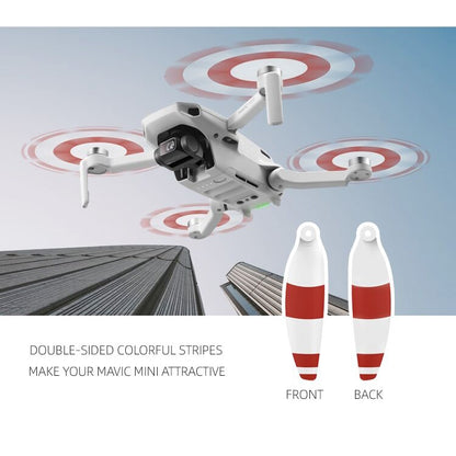 8 ชิ้น/เซ็ต Sunnylife 4726F-CS Low Noise Quick-release Wing ใบพัด Drone อุปกรณ์เสริมสำหรับ DJI Mavic Mini, 4726F-CS (Blue), 4726F-CS (Red), 4726F-CS (Yellow)