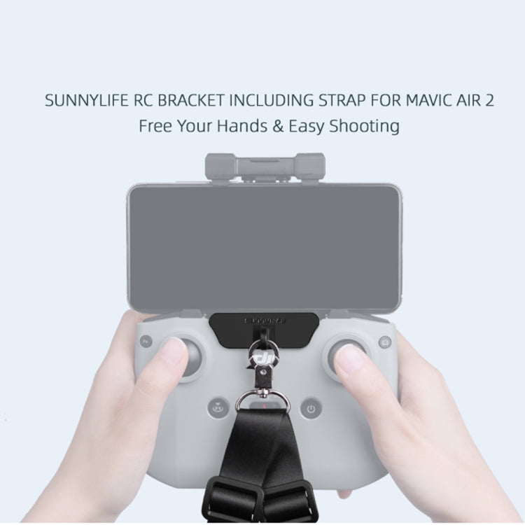 Sunnylife AIR2Q9294 รีโมทคอนโทรล แขวนหัวเข็มขัดยึดเชือกเส้นเล็กสำหรับ DJI Mavic Air 2