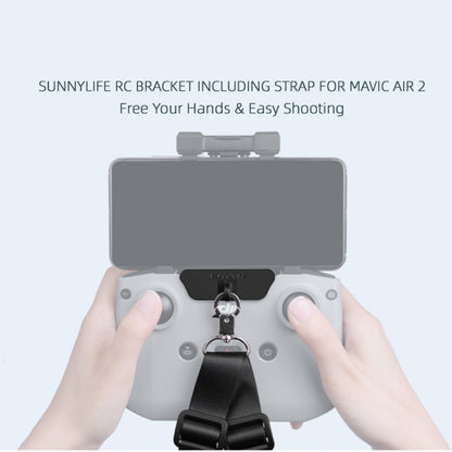 Sunnylife AIR2Q9294 รีโมทคอนโทรล แขวนหัวเข็มขัดยึดเชือกเส้นเล็กสำหรับ DJI Mavic Air 2