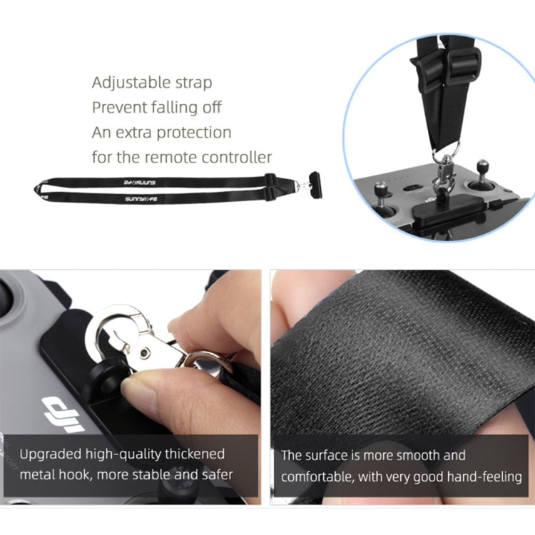 Sunnylife AIR2Q9294 รีโมทคอนโทรล แขวนหัวเข็มขัดยึดเชือกเส้นเล็กสำหรับ DJI Mavic Air 2