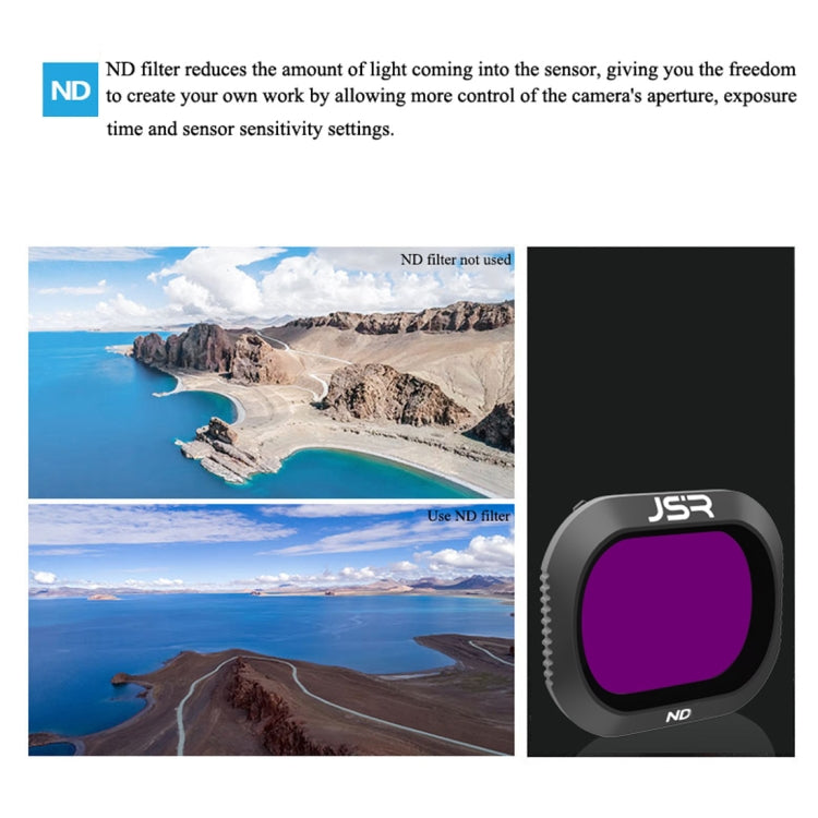 JSR Drone ND64 ฟิลเตอร์เลนส์สำหรับ DJI MAVIC 2 Pro, ND64 Filter
