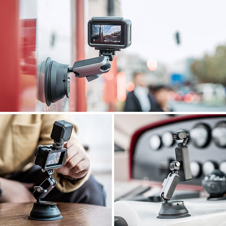 PGYTECH P-GM-132 แอคชั่น กล้อง ที่วางโทรศัพท์แบบดูดถ้วยสำหรับ DJI Osmo Action และ GoPro 8/7, P-GM-132