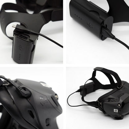 FPV-TDDCH-CQT แบตเตอรี่ ที่ยึดคลิปสำหรับชาร์จสำหรับ DJI FPV Goggles V2, Battery Bracket