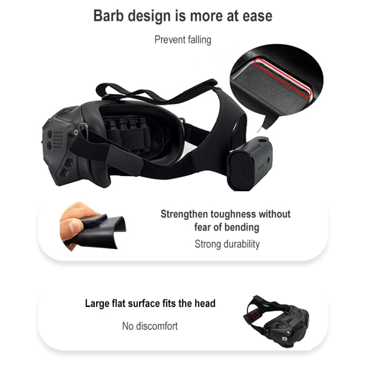 FPV-TDDCH-CQT แบตเตอรี่ ที่ยึดคลิปสำหรับชาร์จสำหรับ DJI FPV Goggles V2, Battery Bracket