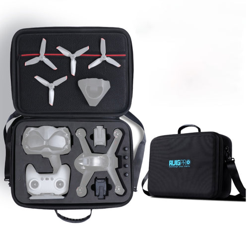 RUIGPRO สำหรับ DJI FPV แบบพกพากล่องเก็บไหล่เดี่ยว เคส กระเป๋าเดินทาง, For DJI FPV
