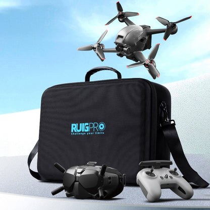 RUIGPRO สำหรับ DJI FPV แบบพกพากล่องเก็บไหล่เดี่ยว เคส กระเป๋าเดินทาง, For DJI FPV